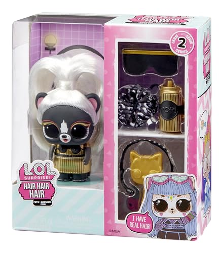 Buy now L.O.L. Surprise! Hair Pets with 10 Surprises- Collectible Pet with Real Hair, Including Music Themed Accessories, Holiday Toy, Great Gift for Kids Girls Boys Ages 4, 5, 6+ Years Old - Assorted Toy at indiglob india