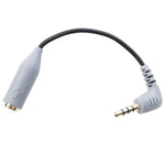 Buy now Movo MC3 3.5mm TRS to TRRS Adapter - Microphone Adapter for iPhone and Android Smartphones and Tablets at indiglob india