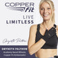 Buy now Copper Fit ICE Compression Gloves Infused with Menthol and Coq10 for Recovery, Black at indiglob india