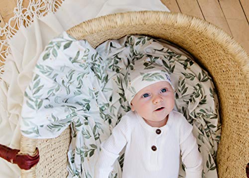 Buy now Copper Pearl Large Premium Knit Baby Swaddle Receiving Blanket Fern at indiglob india