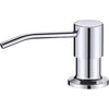 Built in Sink Soap Dispenser or Lotion Dispenser for Kitchen Sink Brushed Nickel Kitchen Sink Soap Dispenser Bar Sink Soap Dispenser with 17OZ Bottle - Polished Chrome