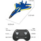 Remote Control Airplane,RC Airlane Ready to Fly,2 Channels RC Plane Built in 6-Axis Gyro,Easy to Fly Remote Control Plane for Kids Boys Beginner (Blue)