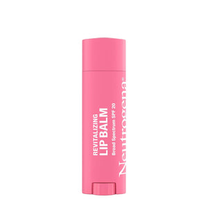 Neutrogena Revitalizing Tinted Lip Balm Broad Spectrum SPF 20 Sunscreen, Moisturizing Lip Balm with a Sheer Tint for Softer, Smoother, Healthier-Looking Lips, Sheer Healthy Blush 20, .15 oz