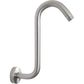 Buy now NearMoon S Shaped Shower Head Riser Arm, Shower Extender Arm with Flange, Standard 1/2" Connection- Bathroom Accessory, 10 Inch (1 Pack, Chrome) Brushed Nickel 2 at indiglob india