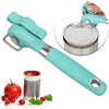 PAKITNER- Safe Cut Can Opener, Smooth Edge Can Opener - Handheld Easy Turn Knob, Manual Can Opener, Ergonomic Smooth Edge, Food Grade Stainless Steel Cutting Tool for Kitchen & Restaurant - Green