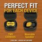 Buy now DEWALT Heavy Duty Protective Headphone Case for TWS Earbuds & Wearable Speaker, Compact Lightweight w/EVA Headphone Case Hard Shell, Shockproof, Water-Resistant, Soft Interior & Accessory Mesh Pocket at indiglob india