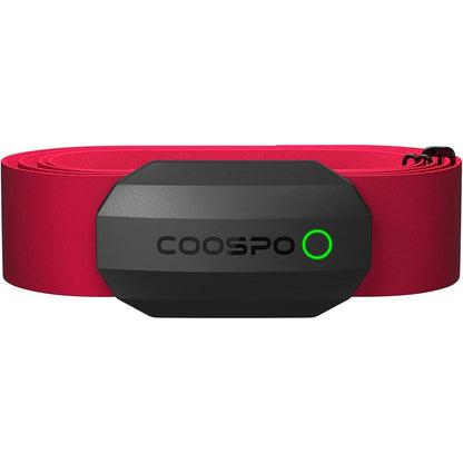 COOSPO Bluetooth Heart Rate Monitor Chest Strap H808S, ANT+ BLE HR Monitor Chest, HRM IP67 Waterproof, 300H Battery Life