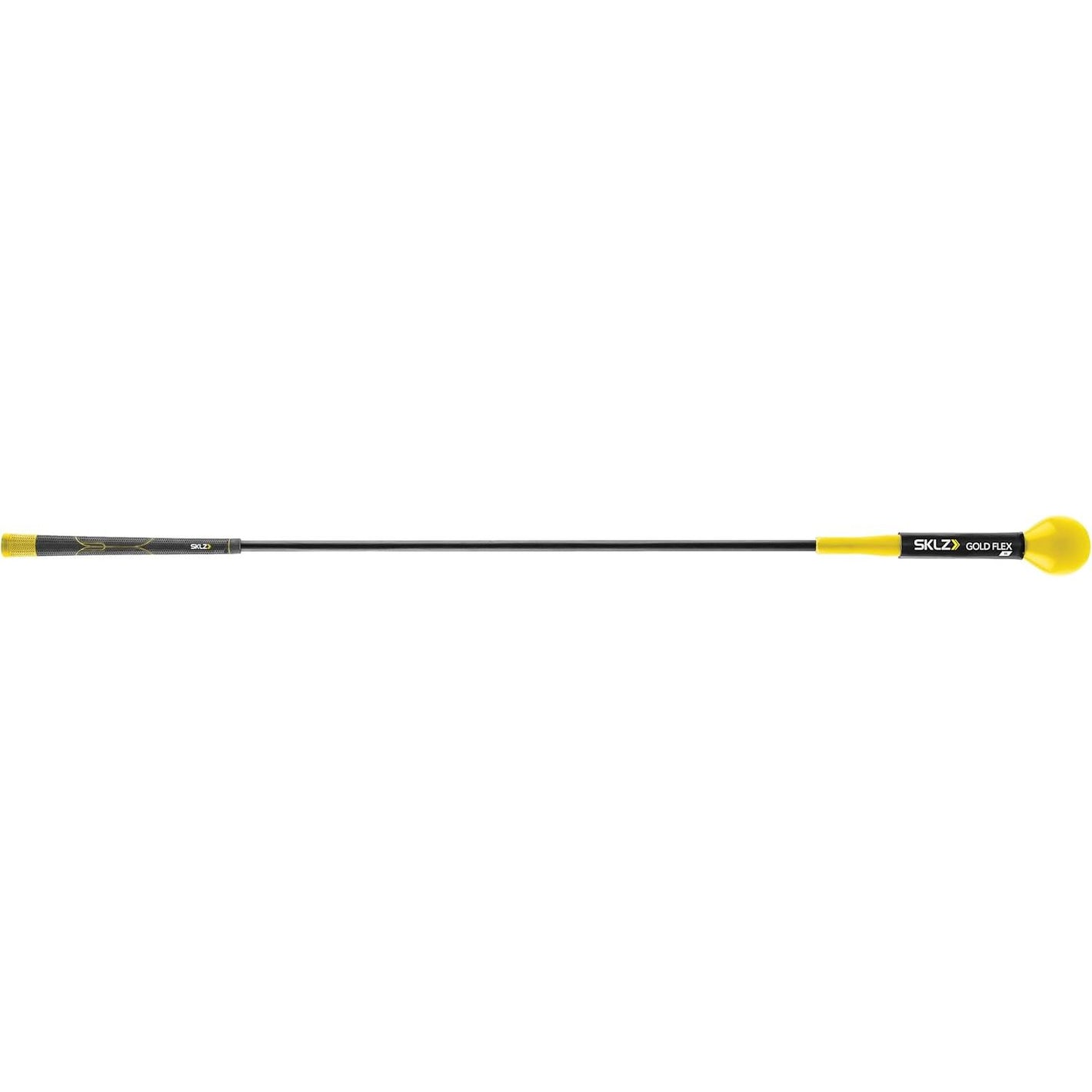 SKLZ Gold Flex Golf Swing Trainer and Warm-Up Stick - Essential Golf Accessories for Golfers, 48"/40” Golf Equipment for Distance, Balance Building, Power & Grip Training, Portable & Course-Legal