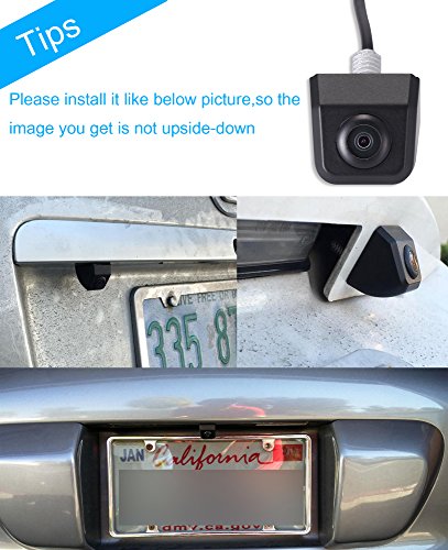 Buy now Front/Side/Rear View Camera,Chuanganzhuo Universal Normal Image Car Reverse Front/Side/Rear View Bakcup Camera for All Car,Black at indiglob india