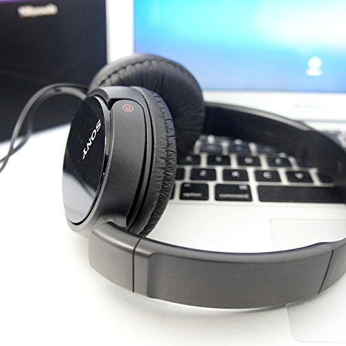 Buy now Sony ZX110 Over-Ear Dynamic Stereo Headphones (Black) at indiglob india