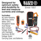 Buy now Klein Tools CL120VP Electrical Voltage Test Kit with Clamp Meter, Three Testers, Test Leads, Pouch and Batteries at indiglob india