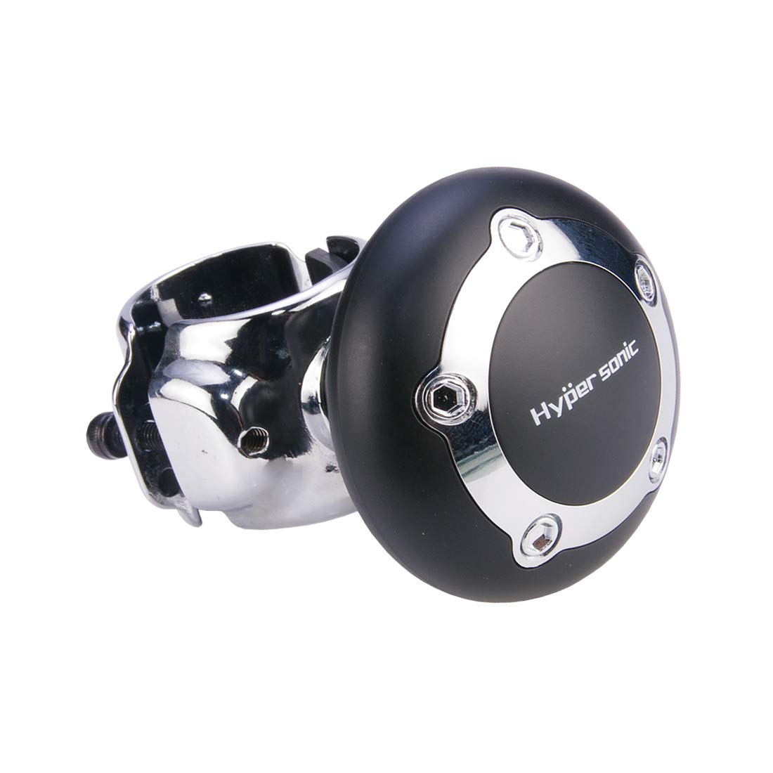 Hypersonic Vehicle Power Handle Car Steering Wheel Spinner Accessory Knob Universal Fit for Car (black)