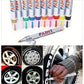 COLIBYOU Universal Waterproof Permanent Paint Marker Pen Car Tyre Tire Tread Rubber Metal (white)