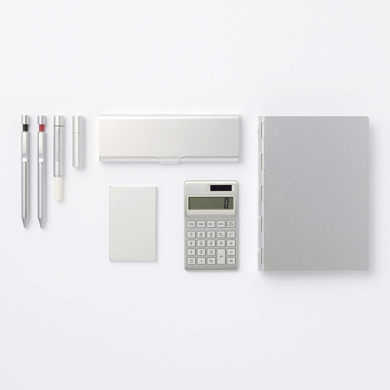 Buy now MUJI Aluminum Pen Case Box at indiglob india