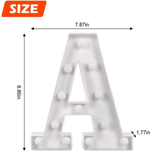 Marquee Light Up Letter for Wall Decor Led Letter Light Alphabet Light Up Letters Light with Remote, Wall Decor Night Lights for Bedroom Wedding Party Birthday Christmas Decoration （ A）