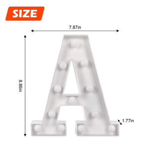 Buy now Marquee Light Up Letter for Wall Decor Led Letter Light Alphabet Light Up Letters Light with Remote, Wall Decor Night Lights for Bedroom Wedding Party Birthday Christmas Decoration （ A） at indiglob india