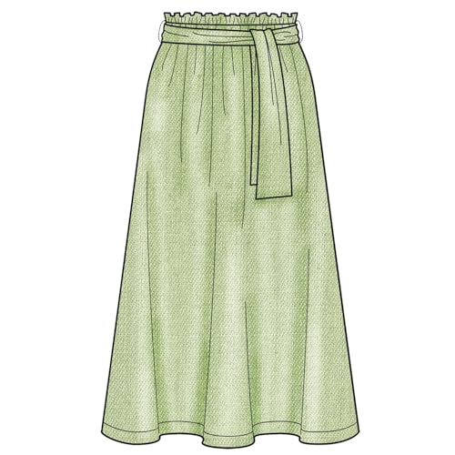 Buy now Simplicity US8605A Easy to Sew Women's Skirts and Loose Fitting Pants Sewing Patterns, Sizes 6-24 at indiglob india
