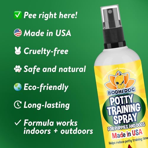 Buy now Bodhi Dog Potty Training Spray - Puppy & Dog Training Aid for Indoor & Outdoor Attractant Spray Use - Encourages Proper Dog Pee Here Habits - Safe for Pets & Home - Made in The USA (8 Fl Oz) at indiglob india