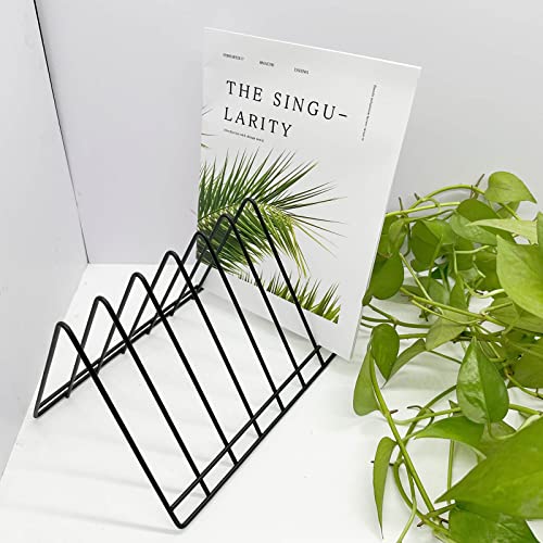 Buy now File Organizer-Metal Newspaper Holder-Magazine File Storage-Desktop Storage Book Rack-File Folder Holders-Office Products(Black at indiglob india