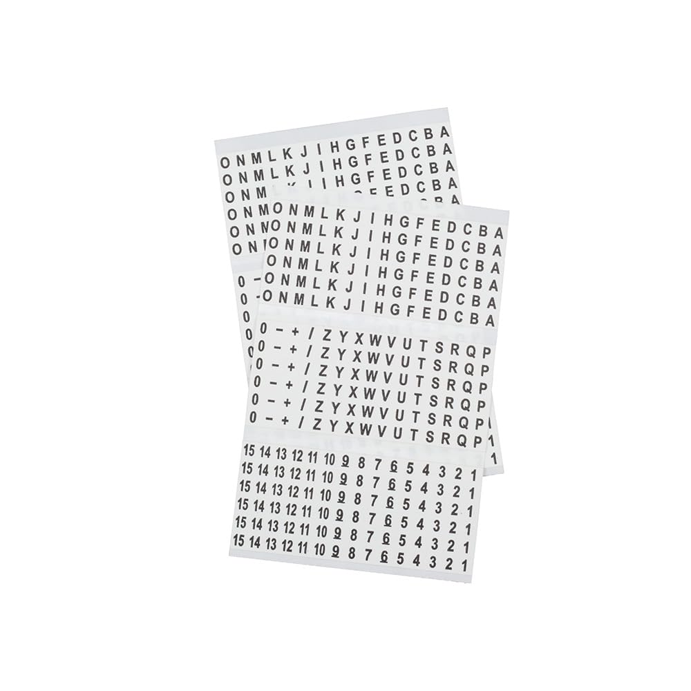 Buy now Klein Tools 56253 Wire Marker Book, Black Letters, Numbers, and Symbols at indiglob india