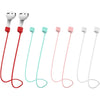 Magnetic Anti-Lost Straps for AirPods,Colorful Soft Silicone Sports Lanyard, Neck Rope Cord - Red/Pink/Green/White