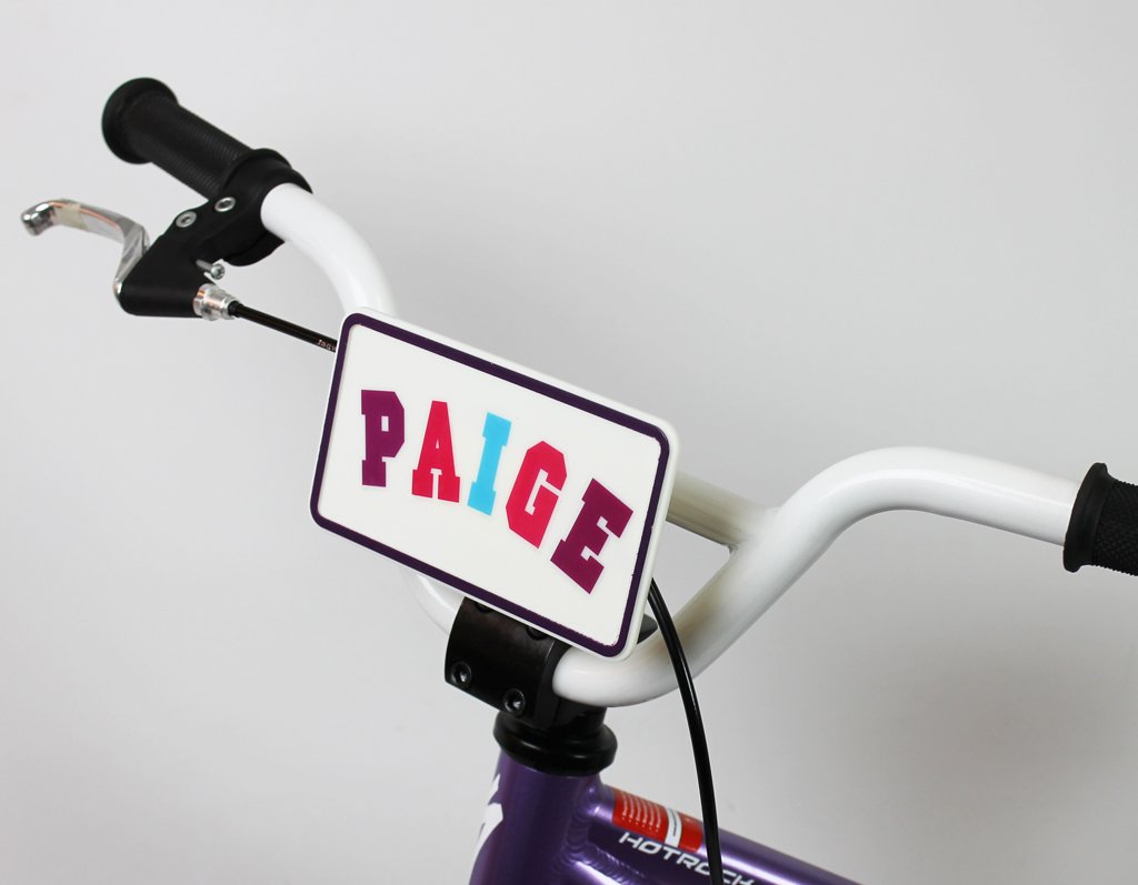 Buy now Ride Along Dolly Kid's Bicycle Customizable License Plate -Make Your Own Bike Name Plate -Includes Over 150 Letter and Cute Number Stickers Decals, Fits Most Bikes -Holiday Stocking Stuffer for Girls at indiglob india