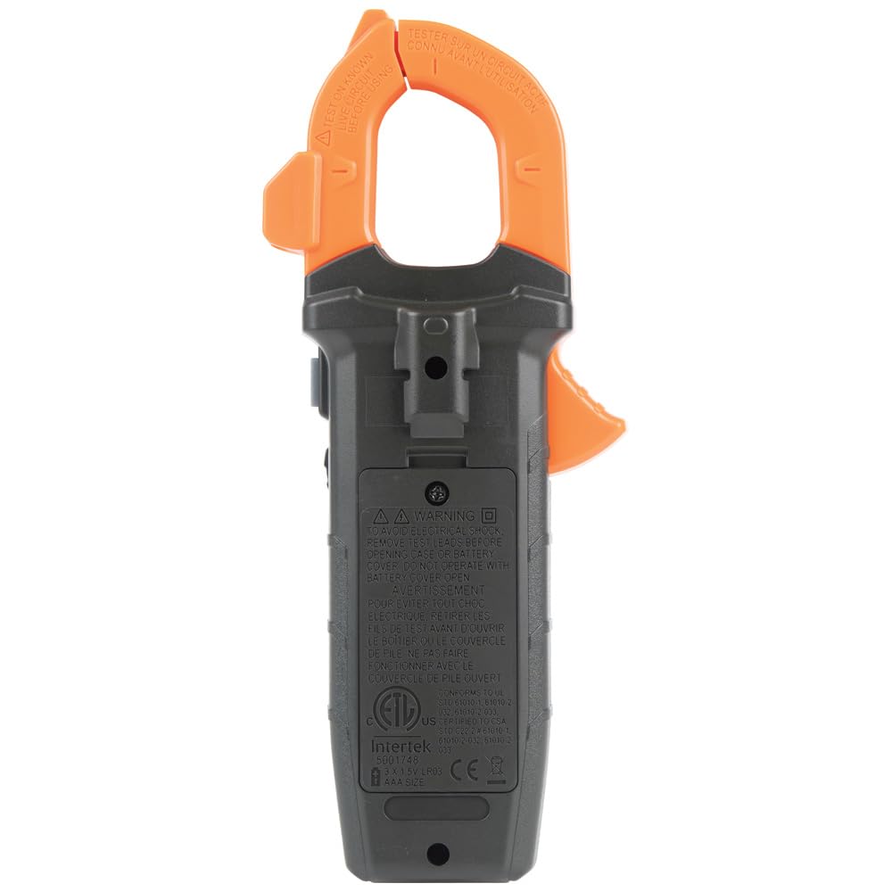 Buy now Klein Tools CL220 Digital Clamp Meter, Auto-Ranging 400 Amp AC, AC/DC Voltage, TRMS, Resistance, Continuity, NCVT Detection, and Temp at indiglob india
