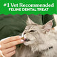 Buy now Greenies Cat Treats, Veterinarian-Recommended Adult Natural Dental Cat Treats, Tempting Tuna Flavor, 21 oz. Tub at indiglob india