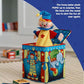 Buy now Schylling Silly Circus Jack in the Box - Classic Children's Musical Toy - Colorful Embossed Tin Box and Friendly Plush - Age 18 months and Up at indiglob india