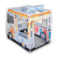 Buy now Melissa & Doug Fabric Double-Sided Food Truck Play Tent - Ice Cream and BBQ Role Play Toy Food Truck Tent, for Kids Ages 3+ at indiglob india