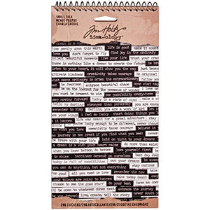 Buy now Small Talk Stickers by Tim Holtz Idea-ology, 8.25 x 4.25 Inch Sheet Size, 296 Stickers, Black/White, TH93193 at indiglob india