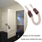 Door Stop Stopper Anti-Crash Door Jam Door Holder Rope Stopper Window Protector for Annoying Bedroom Doors