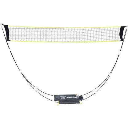 Portable Tennis & Volleyball Net Set, Folding Badminton Net with Stand and Carry Bag, Easy Setup for Outdoor/Indoor Play, No Tools or Stakes Required