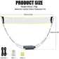 Portable Tennis & Volleyball Net Set, Folding Badminton Net with Stand and Carry Bag, Easy Setup for Outdoor/Indoor Play, No Tools or Stakes Required