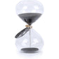 SWISSELITE Puff Sand Timer, Hourglass Sand Timers, Inspired Glass for Home, Desk, Office Decor
