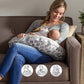 Buy now Boppy Nursing Pillow Cover, Premium Quick-Dry Fabric, Gray Elephants, Fits The Original Support Boppy Pillow for Breastfeeding and Bottle Feeding, Cover Only at indiglob india