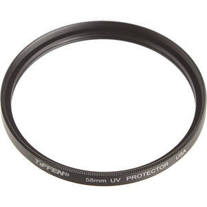 Tiffen 58UVP Slim 58mm UV Protection Filter for Camera Lens, Clear Optical Glass, Impact Resistant
