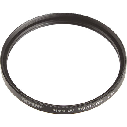 Tiffen 58UVP Slim 58mm UV Protection Filter for Camera Lens, Clear Optical Glass, Impact Resistant