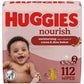 Buy now Huggies Nourish Scented Diaper Wipes, 2 Push Button Packs (112 Wipes Total) at indiglob india
