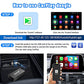 Buy now CarlinKit Wired CarPlay Dongle Android Auto for Car Radio with Android System Version 4.4.2 and Above, Install The AutoKit App in The Car System, Dongle Connect The Car's AutoKit App to get CarPlay at indiglob india