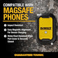 Buy now DEWALT Heavy Duty Magnetic Power Bank 5,000mAh, Rugged Wireless Portable Charger 18W Fast Charging Battery Pack, USB-C to C w/USB Adapter Cable 4' Water Resistant Works w/Magsafe iPhone 17/16/15/14 at indiglob india