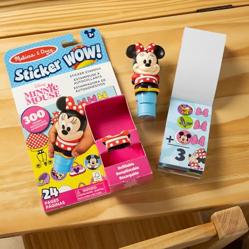 Buy now Melissa & Doug Sticker Wow!ƒ?› Disney Mickey Mouse Bundle: 24-Page Activity Pad, Stamper, 500 Stickers, Mini Pad, Arts and Crafts Fidget Toy Collectible Character at indiglob india