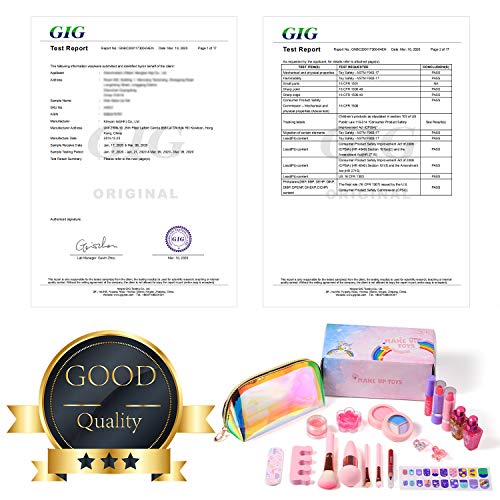 Buy now Biulotter Kids Makeup Kit for Girls Real Kids Cosmetics Make Up Set with Cute Cosmetic Bag, Washable Play Makeup for Little Girls at indiglob india