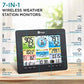 Buy now Logia 18-in-1 Wi-Fi Weather Station with 7-in-1 Solar Sensor Array, Temperature Humidity Wind Speed/Direction Rain UV & More, Wireless Color Console w/Forecast Data, Alarm, Alerts at indiglob india