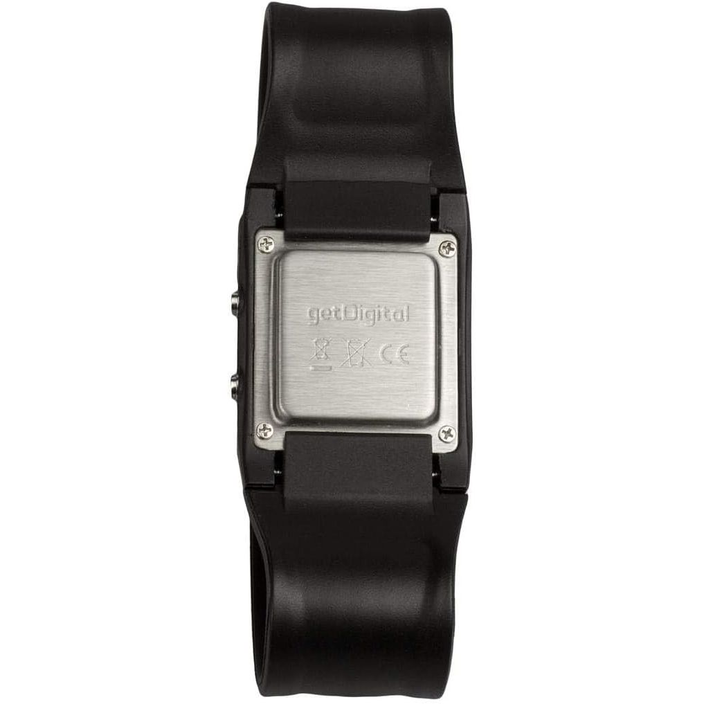 Buy now getDigital Binary Wrist Watch for Professionals with LED Lights - A Black Digital Clock That depicts The time as Binary Code at indiglob india