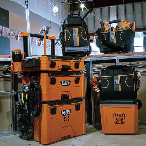 Buy now Klein Tools 62202MB MODbox Tool Tote, Part of the MODbox Mobile Workstation, 33 Pockets, Ample Tool Storage, Zipper Pocket for Small Items at indiglob india