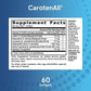 Buy now Jarrow Formulas® CarotenAll, Dietary Supplement, Antioxidant Support for Vision and Cardiovascular Health, 60 Softgels, Up to a 60 Day Supply at indiglob india