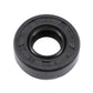 uxcell Oil Seal, TC 10mm x 20mm x 7mm Nitrile Rubber Cover Double Lip with Spring for Bearing Shaft, Black