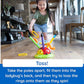 Buy now Fat Brain Toys 2-in-1 Musical Jump 'n Toss, Active Indoor/Outdoor Games for Kids Ages 4+, Fun Toys, Kids Activities at indiglob india