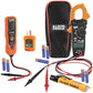 Buy now Klein Tools CL120VP Electrical Voltage Test Kit with Clamp Meter, Three Testers, Test Leads, Pouch and Batteries at indiglob india